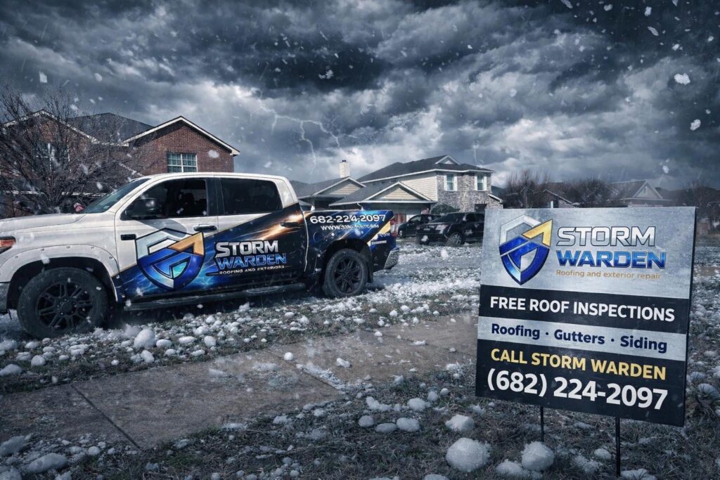 Storm Warden ready to assess your roof damage in Dallas Fort Worth