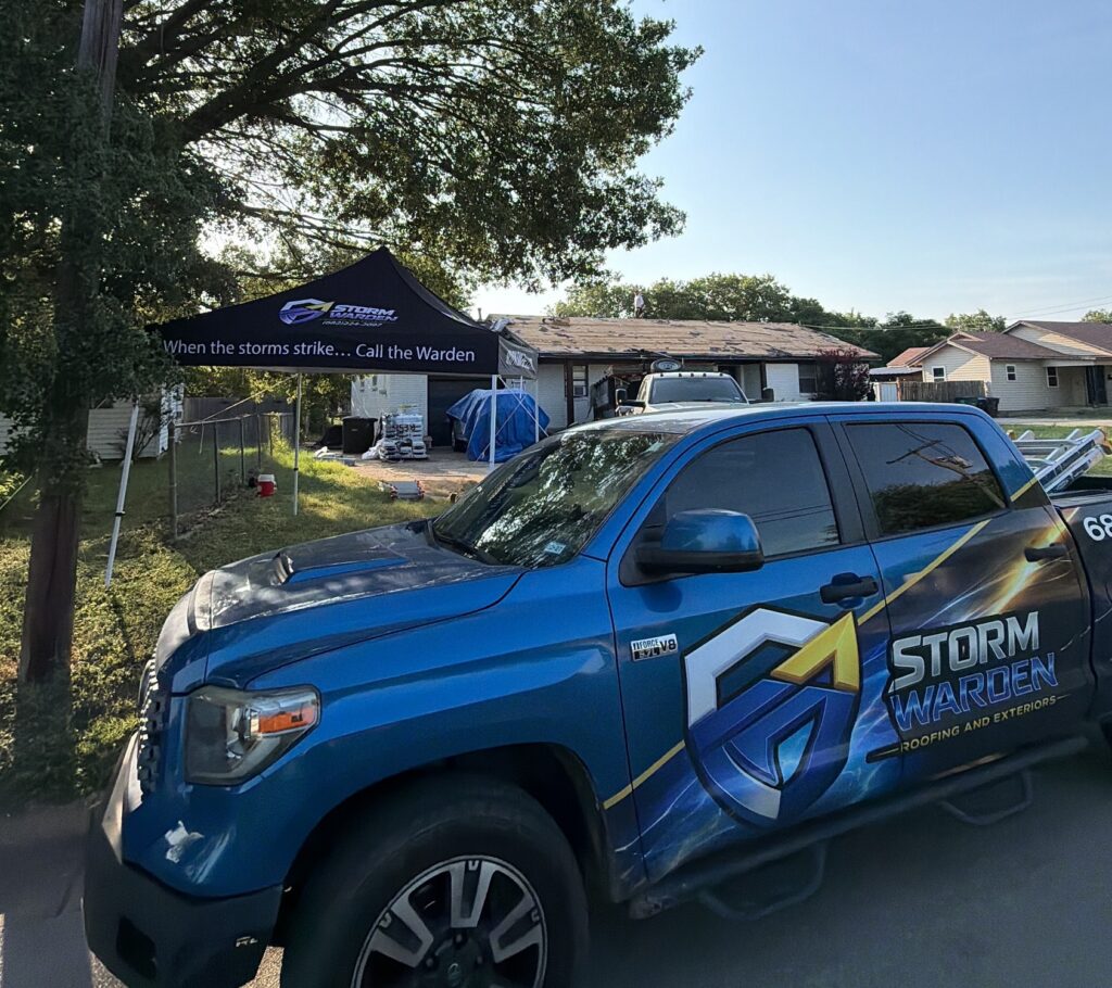 Storm Warden roof inspection at a Dallas Fort Worth home after storm season